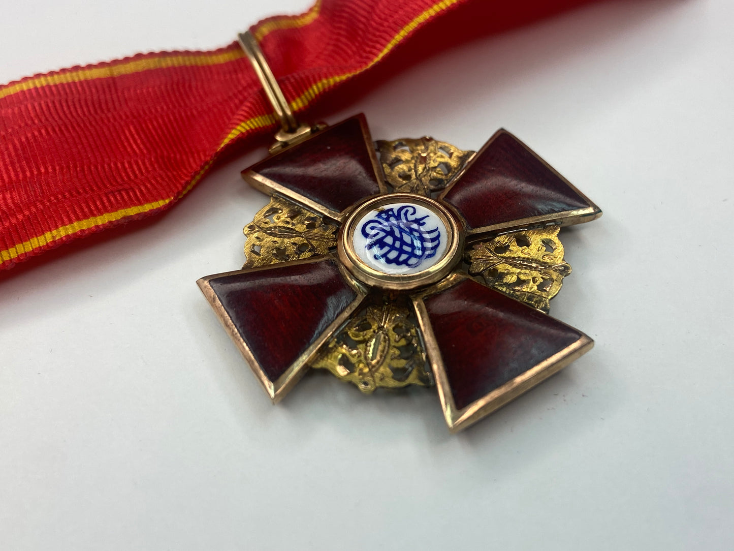 Russian Imperial Order of St Anne 3rd Class by Albert Keibel