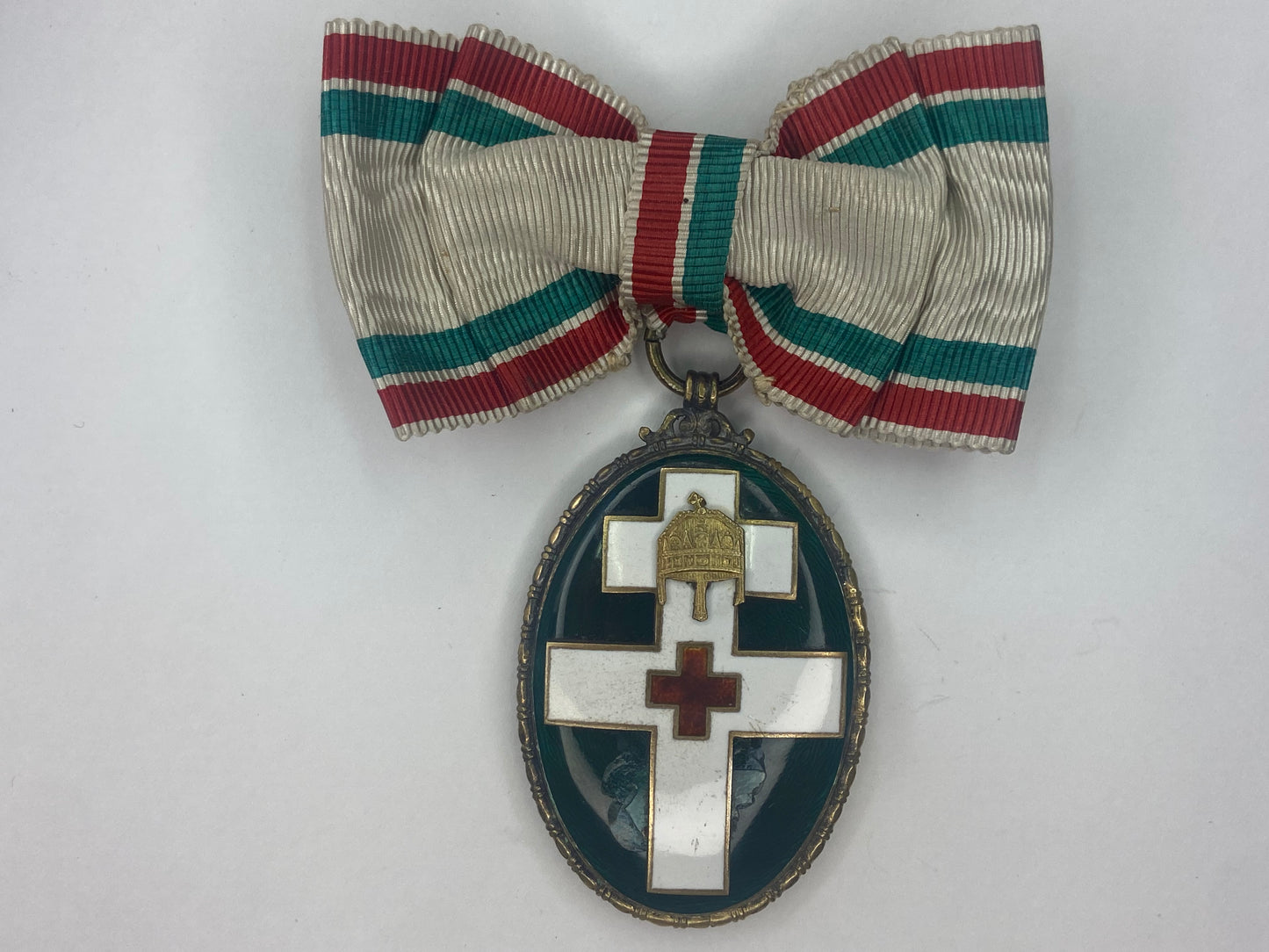 Hungarian Red Cross Medal with Original Case