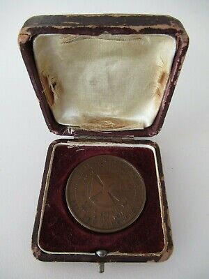 USA CIVIL WAR ERA N.Y. VETERAN'S MEDAL. NAMED AND NUMBERED #175. CASED