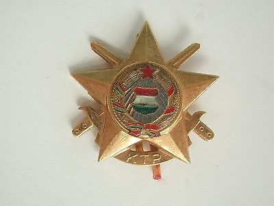 HUNGARY SOCIALIST MILITARY BADGE MEDAL 1ST CLASS. VF+