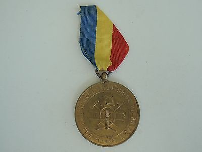 ROMANIA KINGDOM  FIRE FIGHTER MEDAL FOR 25 YEAR SERVICE. RARE