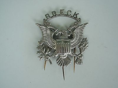 USA  'BRECK' BADGE MEDAL. VF+