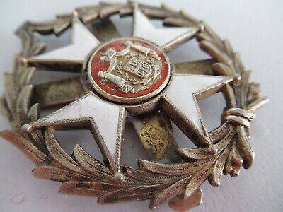 SERBIA ORDER OF TAKOVO COMMANDER GRADE NECK BADGE . DAMAGED. ORIGINAL!