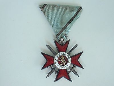 保加利亚五级军事勇敢勋章 1941 年。非常罕见。 V