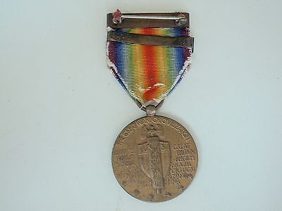USA WWI VICTORY MEDAL W/ WEST INDIES BAR. VF+