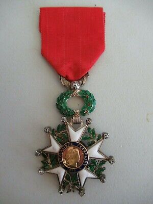 FRANCE ORDER OF THE LEGION OF HONOR OFFICER GRADE. MADE WITH 11 DIAMONDS! RR!! 5