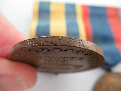 USA SPANISH WAR MEDAL GROUP OF 5 MEDALS. ARMY OF PHILLIPINES MEDAL IN GOLD!