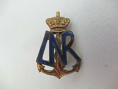 ROMANIA KINGDOM NAVAL LEAGUE BADGE MEDAL EARLY 1ST TYPE. RARE!!