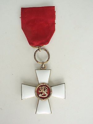 FINLAND ORDER OF THE LION KNIGHT GRADE. RARE EF