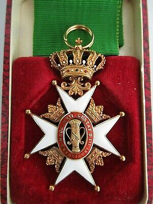 SWEDEN ORDER OF VASA KNIGHT 1ST CLASS. MADE IN GOLD 18K, 16.5 GRAMS. C