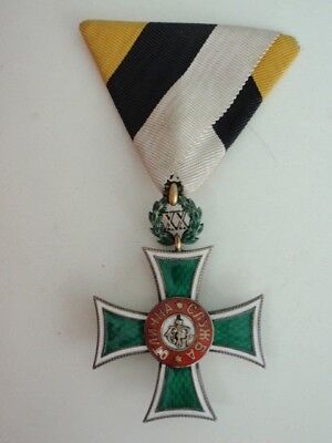保加利亚王国军官20年服役奖章。加壳。类型 1. 稀有。