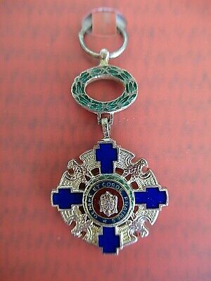 ROMANIA STAR ORDER OFFICER W/O SWORDS MINIATURE 1998. TYPE 1. W/ BOOK.