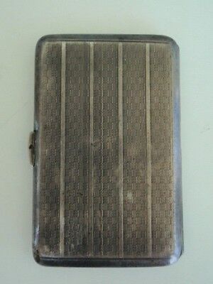 AUSTRIA IMPERIAL CIGARETTE CASE. MADE IN SILVER. HALLMARKED. RARE. VF+