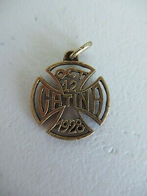 ROMANIA KINGDOM 1928, OCTOBER 12 CATINA MEDAL. RARE!