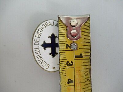 ROMANIA KINGDOM BADGE MEDAL. NUMBERED # RARE 13