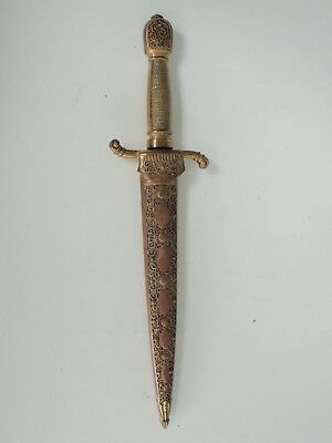 ARABESQUE DAGGER. RARE! VF+ UNIFORM MEDAL