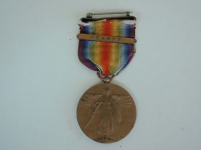 美国第一次世界大战胜利奖章带法国酒吧。室颤+