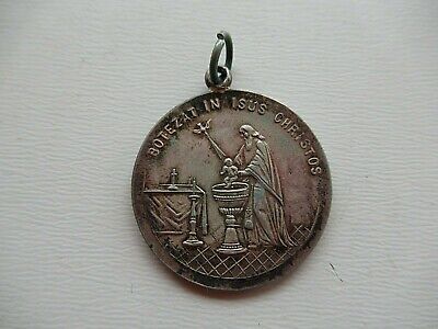 ROMANIA KINGDOM PRINCE MIRCEA OF ROMANIA BAPTISM MEDAL 1913. RARE! 5