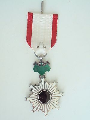 JAPAN ORDER OF THE RISING SUN KNIGHT GRADE. RARE. VF+