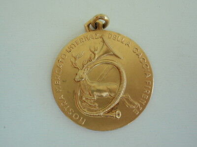 意大利奥林匹克奖牌。采用黄金制造（标记为 500），并带有标记。 14 克。右