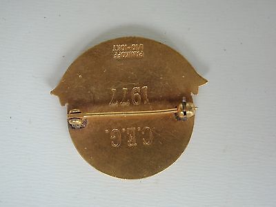 USA TECHNICIAN BADGE MEDAL WEST HAVEN VETERAN'S HOSP. 1/10 GOLD/MARKED