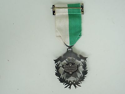 CHILE CIVIL SERVANT MEDAL ORDER FOR OFFICIALS. SILVER. EARLY TYPE. RAR