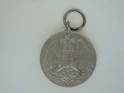 SERBIA  BRAVERY MEDAL 2ND CLASS. RARE! VF+