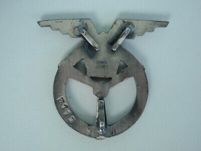 CZECHOSLOVAKIA REPUBLIC AIR FORCE MECHANIC BADGE MEDAL. NUMBERED. MARK