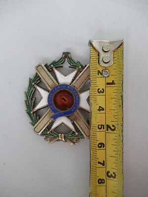 SERBIA ORDER OF TAKOVO COMMANDER GRADE NECK BADGE . DAMAGED. ORIGINAL!