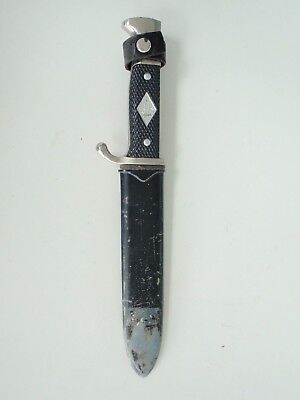 德国 1930 年代军用侦察兵匕首，带挂架。稀有的！ VF+ 制服 M