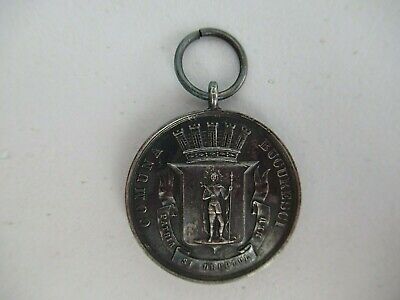 ROMANIA KINGDOM PRINCE CAROL OF ROMANIA BAPTISM MEDAL 1893. SILVER. 1