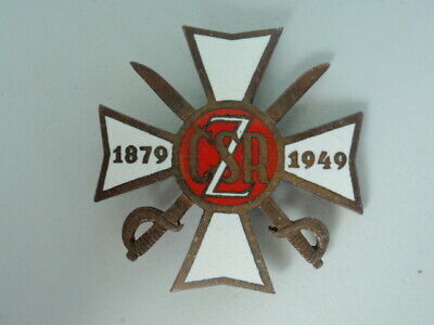 CZECHOSLOVAKIA CSR 1879- 1949 REGIMENT BADGE MEDAL. BRONZE. RARE!