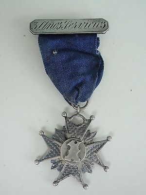 CHILE SERVICE MEDAL WITH '5 YEAR SERVICE' BAR. RARE. VF+