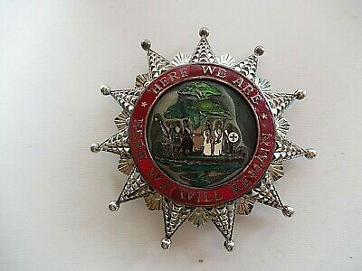 LIBERIA ORDER OF THE PIONEERS OF LIBERIA GRAND CROSS BREAST STAR. SILV