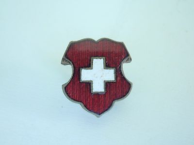 ROMANIA KINGDOM RED CROSS BUTTON BADGE MEDAL. RARE!