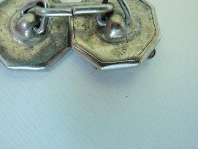 USA PAIR OF MILITARY CUFF LINKS. MADE IN SILVER HALLMARKED. RARE! VF+