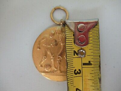 ROMANIA KINGDOM CAROL II 1932 SPORT MEDAL FOR MEN'S SOCCER 1ST PLACE.