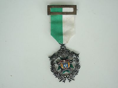 CHILE CIVIL SERVANT MEDAL ORDER FOR OFFICIALS. SILVER. EARLY TYPE. RAR