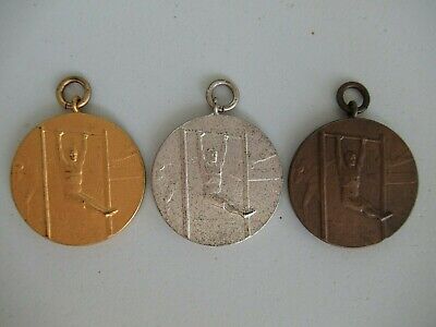 ROMANIA KINGDOM CAROL II 1932 SPORT MEDAL MEN'S GYMNASTICS 1ST, 2ND, 3