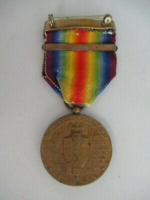 USA WWI VICTORY MEDAL WITH 'FRANCE' BAR. VF+