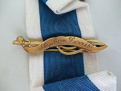 USA DAUGHTER'S OF THE REV. SOCIETY ORDER BADGE W/ 2 BARS. NUMBERED. NA