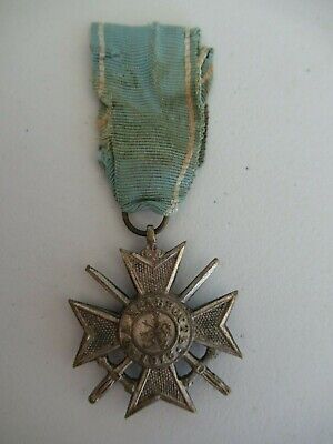 BULGARIA KINGDOM BRAVERY CROSS MEDAL 2ND CLASS 1915. RARE. ON RIBBON.