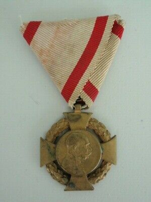 奥地利 1848-1908 年弗朗茨约瑟夫周年十字勋章 VF+