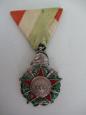 服役 30 年荣获匈牙利王国消防员奖章。银。稀有的！