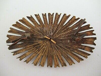 ROMANIA KINGDOM WWI GENERAL'S KEPI HAT BADGE. GILT. MEDAL. RR!!!