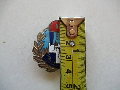 ROMANIA SOCIALIST 1951 WORLD SKI SPORTS COMPETITION BADGE MEDAL. RARE.