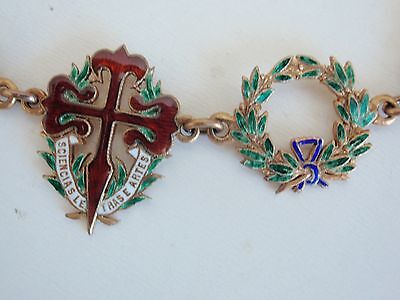 PORTUGAL ORDER OF ST. JAMES OF THE SWORD. COLLAR. NO BADGE. RARE. EF!
