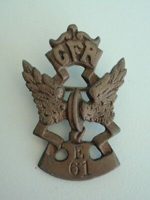 ROMANIA KINGDOM CFR MILITARY RAILWAY REGIMENT BADGE. ORIGINAL! VERY RA