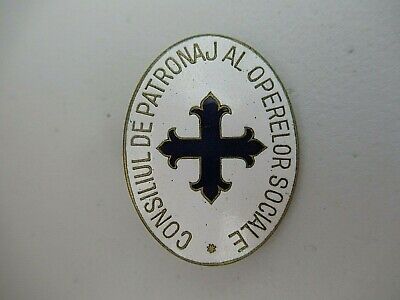 ROMANIA KINGDOM BADGE MEDAL. NUMBERED # RARE 13