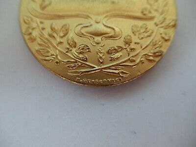 ROMANIA KINGDOM CAROL II 1932 SPORT MEDAL FOR MEN'S SOCCER 1ST PLACE.